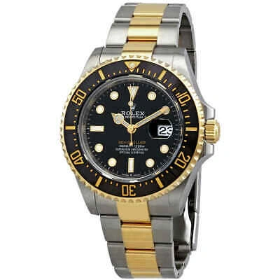 Pre-owned Rolex Sea-dweller Automatic Chronometer Oystersteel And Yellow Gold Watch
