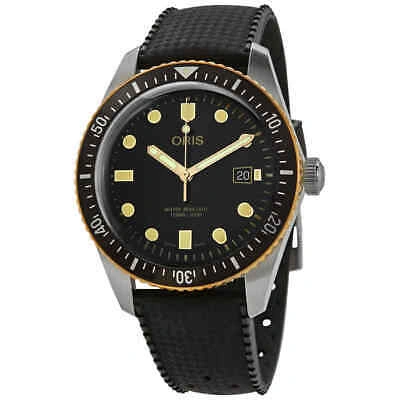 Pre-owned Oris Divers Sixty-five Automatic Black Dial 42mm Men's Watch 01 733 7720 4354-07