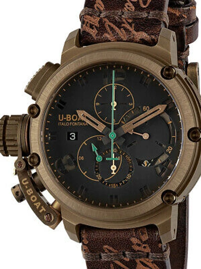 Pre-owned U-boat 8526 Chimera Bronze Chronograph Automatic 46mm 10atm