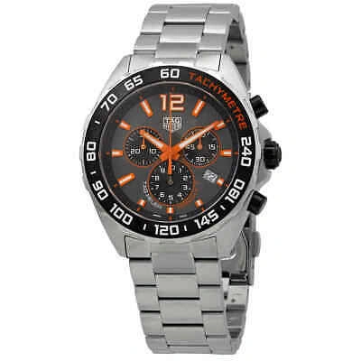 Pre-owned Tag Heuer Formula 1 Chronograph Quartz Grey Dial Men's Watch Caz101ah.ba0842