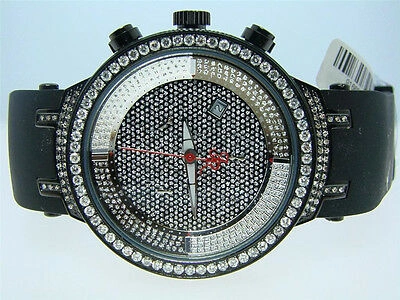 Pre-owned Joe Rodeo (jojo) Joe Rodeo/jojo Master Black 1 Row Diamond Watch 4.85 Ct