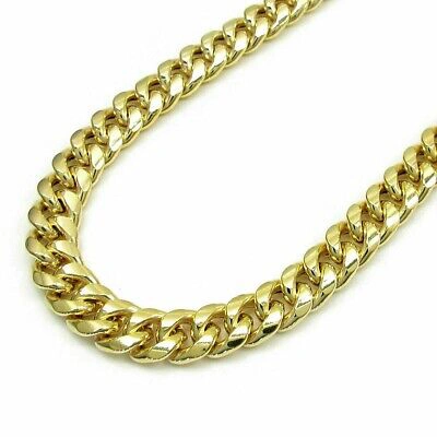 Pre-owned Globalwatches10 Real 10k Gold Cuban Link Chain 28 Inch 9.5 Mm Men Necklace Box Lock In Yellow