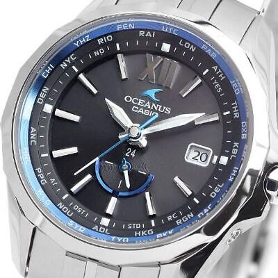 Pre-owned Casio Oceanus Manta Ocw-s340-1ajf Radio Waves Solor Women's Watch In Box