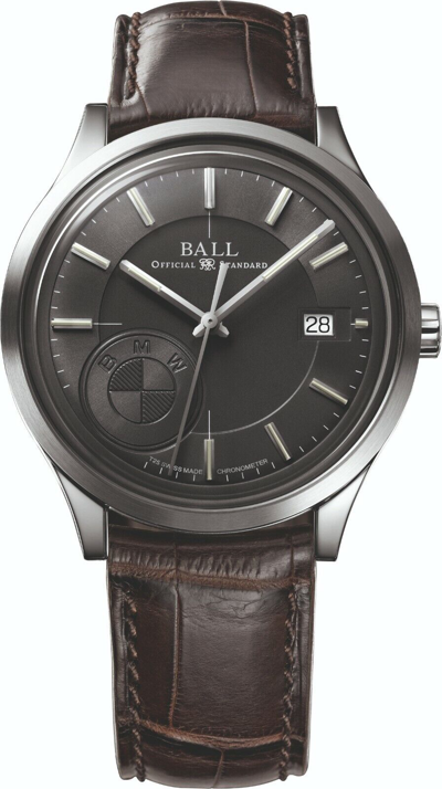 Pre-owned Ball Watch For Bmw Nm3101d-lcfj-gy Classic Gray Dial With Box And Paper