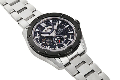 Pre-owned Orient Star Orientstar: Avant-garde Skeleton 100-m Mechanical Sapphire Av0a01b Made In Japan
