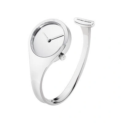 Pre-owned Georg Jensen 27 Mm. Ladies' Watch - Vivianna V2-st01 336