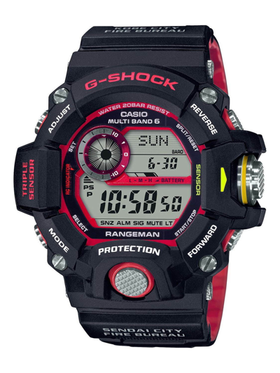 Pre-owned Casio G-shock × Emergency Fire Relief Corps Collaboration Gw-9400nfst Toughness Model