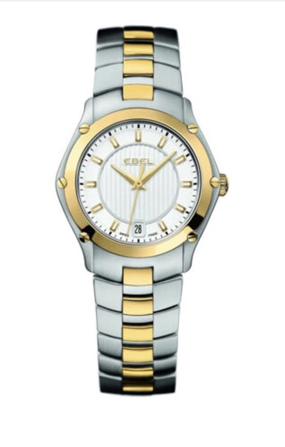 Pre-owned Ebel Brand Women's  Sport 27mm 18k Two Tone Stainless Steel Watch 1216028