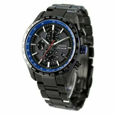 Pre-owned Citizen Watch Attesa Eco-drive Limited Model Radio Solar At8185-97e Men's