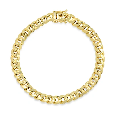 Pre-owned R C I 14k Yellow Gold Men's Miami Cuban Curb Link 24" 6mm 24 Grams Chain/necklace In No Stone