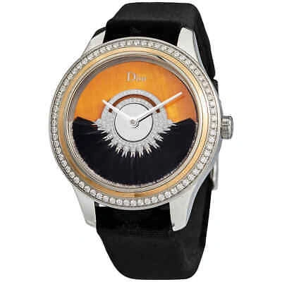 Pre-owned Dior Grand Bal Plume Automatic Diamond Ladies Watch Cd153b2sa001