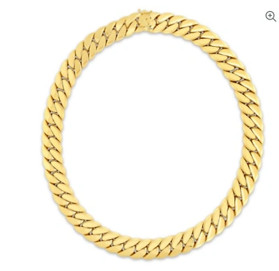 Pre-owned R C I 14k Yellow Gold Mens 14mm 18" Miami Cuban Link Chain Necklace 48 Grams In No Stone