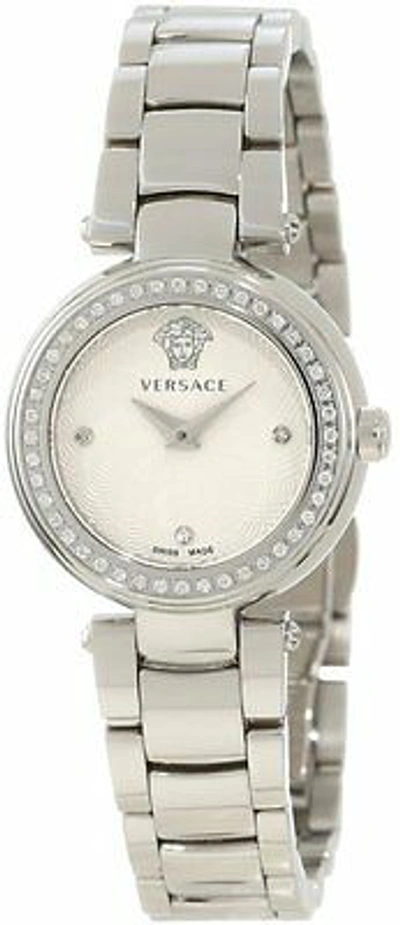 Pre-owned Versace Women's M5q91d001 S099 Mystique Diamond Swiss Stainless Steel Watch