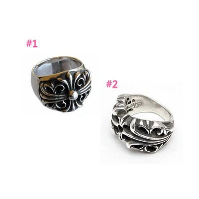 Pre-owned Chrome Hearts Authentic [] Keeper / K&t Ring (choose One)