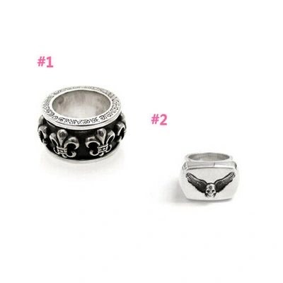 Pre-owned Chrome Hearts Authentic [] Spinner Bsf/ Ch Big Pj Mahalia Ring (choose One)