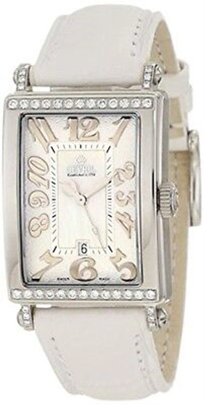 Pre-owned Gevril Women's 7249nt Avenue Of Americas Mini Diamond Limited Edition Wristwatch