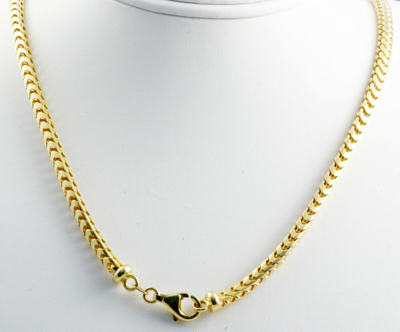 Pre-owned Gd Diamond 102 Gm 14k Solid Yellow Gold Men's Women's Franco Chain Necklace 28" 5 Mm In No Stone