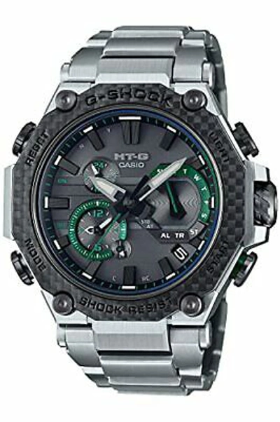 Pre-owned Casio G-shock Mt-g Mtg-b2000xd-1ajf Carbon Bezel Bluetooth Solar Men Watch