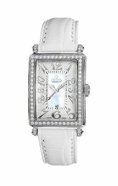 Pre-owned Gevril Women's 7249nv Avenue Of Americas Mini Diamond Limited Edition Wristwatch