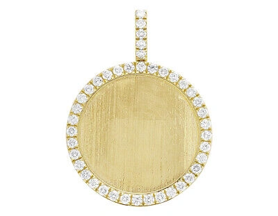 Pre-owned Jewelry Unlimited 10k Gold 20 Pointer Real 7.76ct Diamond Memory Pendant 2.75" In H-i