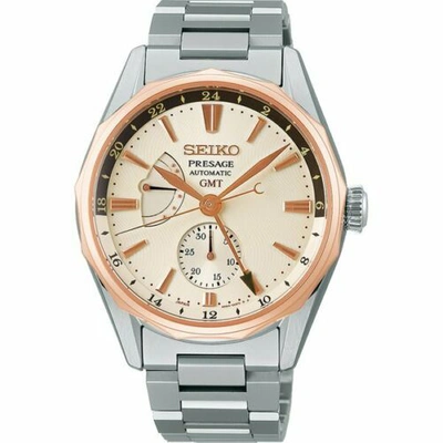 Pre-owned Seiko Sarf012 [presage Prestige Line Ocean Traveler Men' Metal Band]
