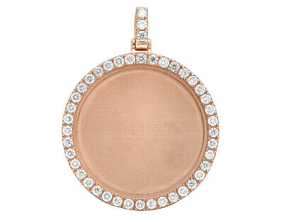 Pre-owned Jewelry Unlimited 10k Gold 15 Pointer 7.25ct Real Diamond Round Memory Pendant In G-h