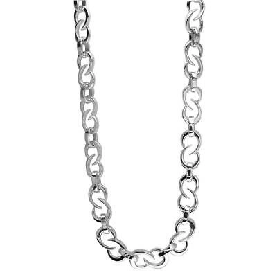 Pre-owned Tribal Mens  Link Sterling Silver Chain, 22"