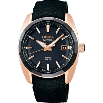 Pre-owned Seiko Sbxd012 [astron Global Line Authentic 3x Leather Men's] Japan Domestic