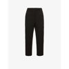 MAX MARA MERINGA TAPERED HIGH-RISE CREPE TROUSERS