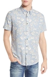 RAILS RAILS RELAXED FIT FLORAL PRINT SHORT SLEEVE BUTTON-UP SHIRT