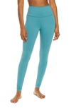 Zella Live In High Waist Leggings In Teal Hydro