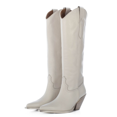 Toral Off-white Tall Boots