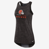 Nike Women's Dri-fit (nfl Cleveland Browns) Tank Top In Brown