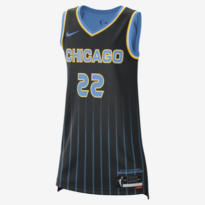Nike Chicago Sky Explorer Edition  Women's Dri-fit Wnba Victory Jersey In Black