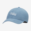Nike Heritage86 Washed Golf Hat In Dutch Blue,summit White