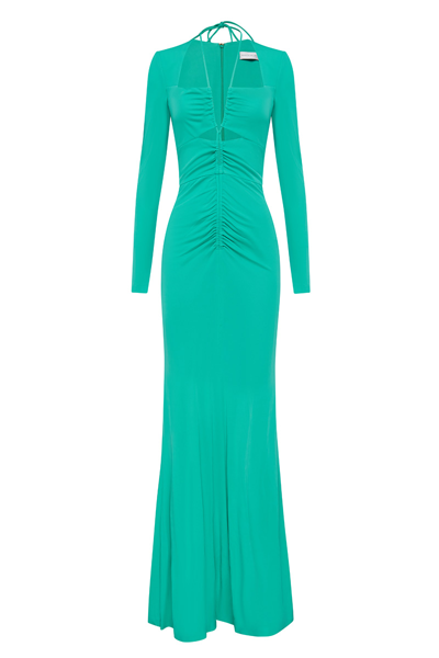 Rebecca Vallance Riccardo Gown Turquoise