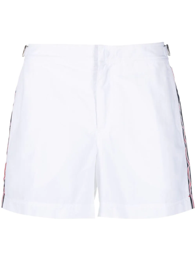 Orlebar Brown Side-strap Swim Shorts In White