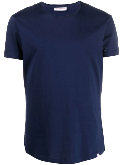 Orlebar Brown Round-neck Short-sleeve T-shirt In Blue