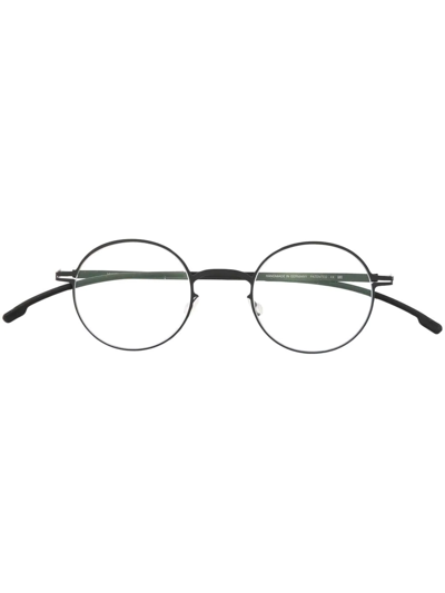 Mykita Knut Round Frame Glasses In Black