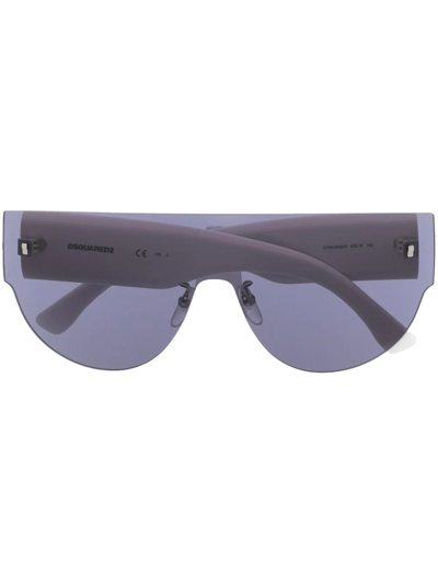 Dsquared2 Icon Pilot-frame Sunglasses In Black