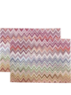 MISSONI ZIGZAG-PRINT PLACEMATS (SET OF TWO)