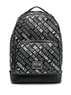 VERSACE JEANS COUTURE ALL-OVER LOGO-PRINT BACKPACK
