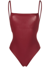 Lido Spaghetti-strap One-piece In Red