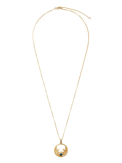 Rachel Jackson Electric Goddess Pendant Necklace In Gold