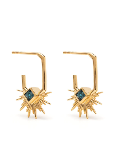 Rachel Jackson Electric Goddess Embellished Earrings In Gold