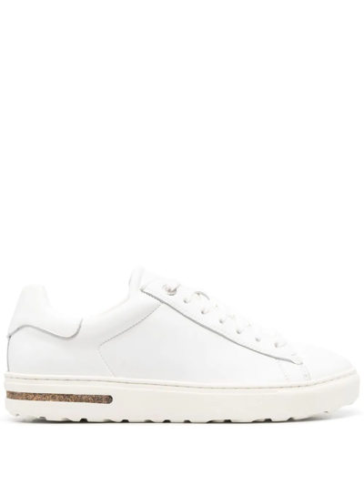 Birkenstock Bend Low Leather Sneakers In White