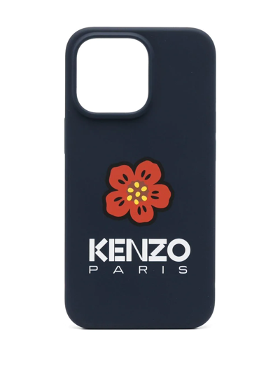 Kenzo Iphone 13 Pro Max Case Midnight Blue- Mens In Bleu Nuit