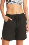 Sea Level 7-inch Stretch Board Shorts In Black