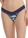 Hanky Panky Dream Low Rise Thong Underwear A359550 In Indigo Stripe