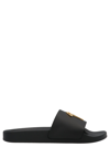 Giuseppe Zanotti Birel Logo Plaque Slides In Black